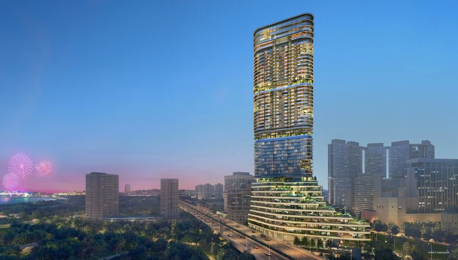 Newport Residences mixed use development by CDL.